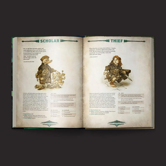Dragonbane core rulebook open reveals quick-start rules for smoother sessions.