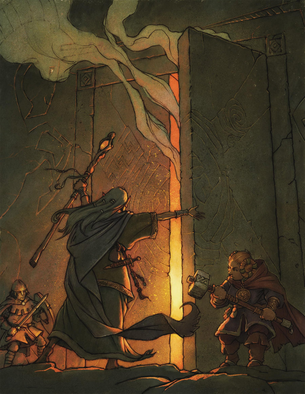 Free League Dragonbane illustrated rulebook enhances campaign immersion.
