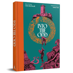 Free League Into The Odd Remastered cover shows a tactile hardcover texture for collectors