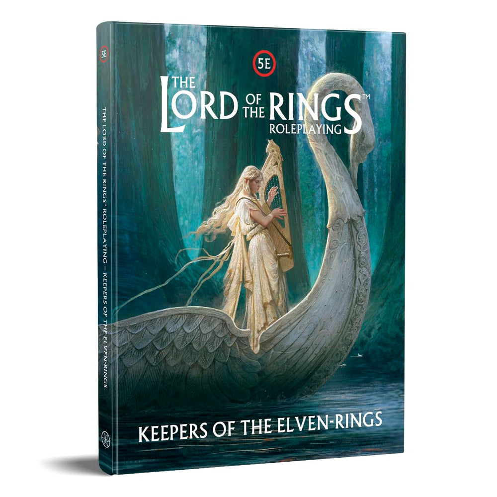 Free League LOTR Keepers of the Elven-Rings expansion cover image, ideal for planning epic Middle-earth campaigns.