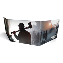 Free League Walking Dead GM Screen front view shows compact, portable design ideal for sessions