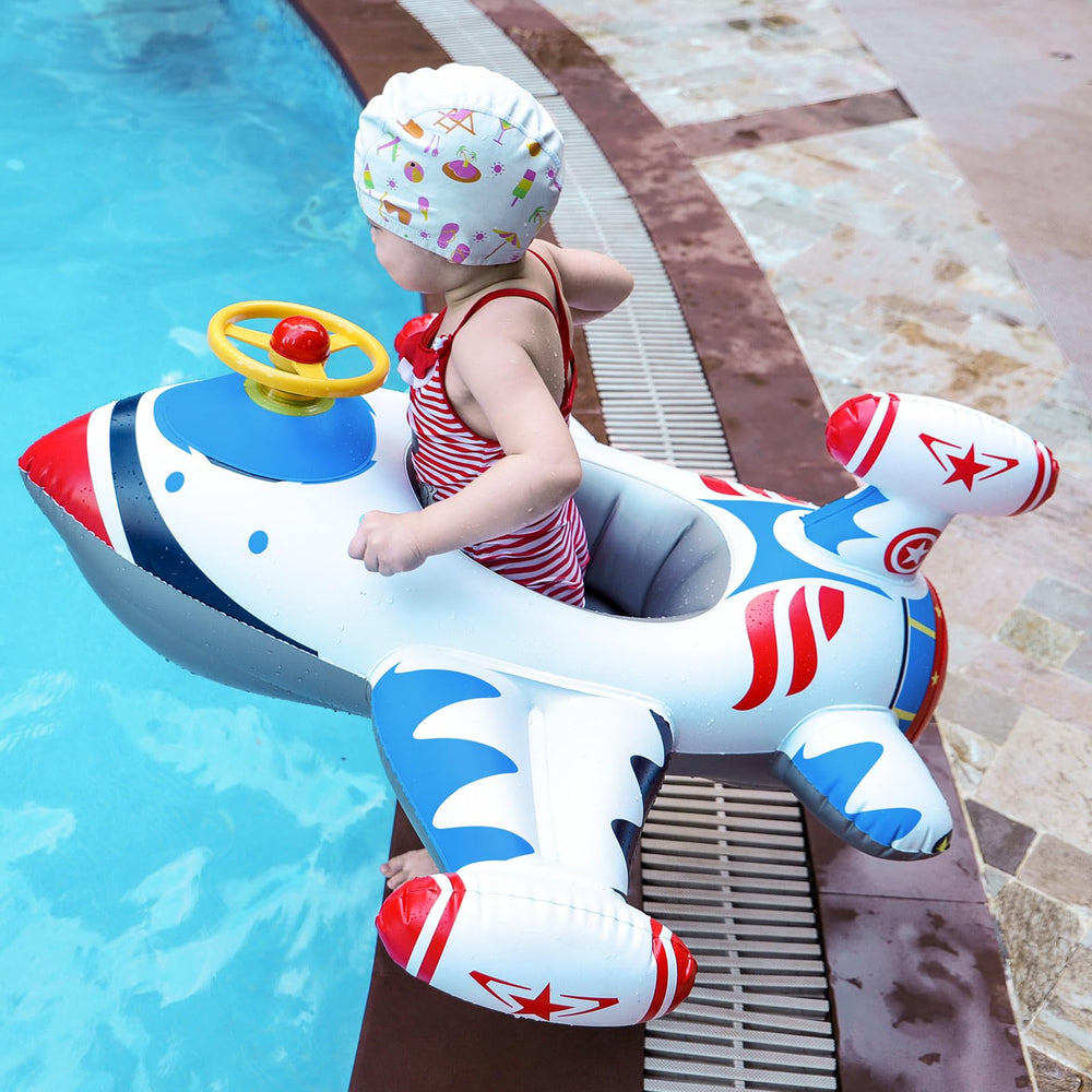 Free Swimming Baby Swimbobo wing design provides stability while swimming.