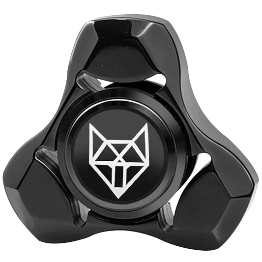 FREELOVE metal fidget spinner black with smooth, durable finish for quiet spins.