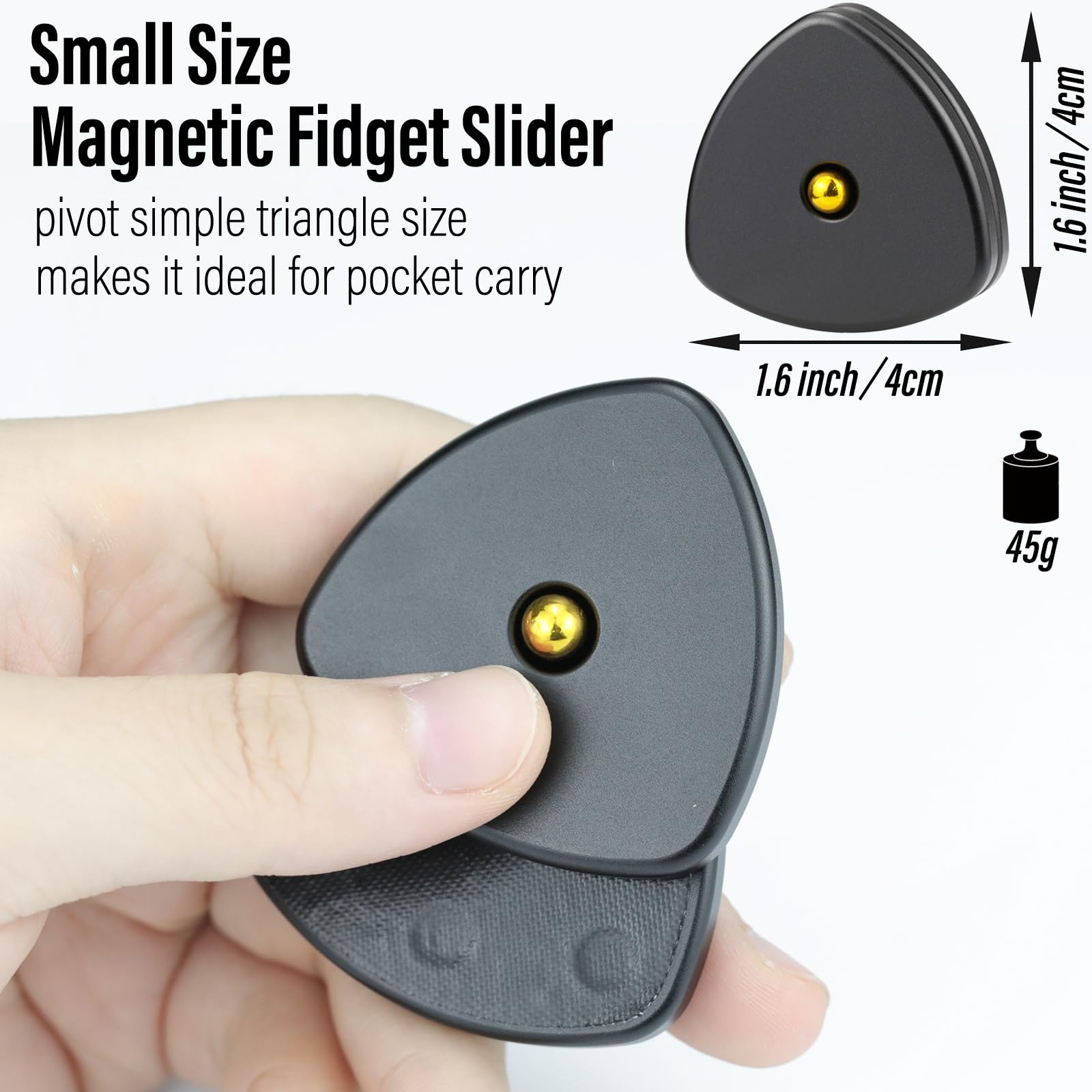 FREELOVE Pivot magnetic fidget slider magnet blocks enable smooth rotation.