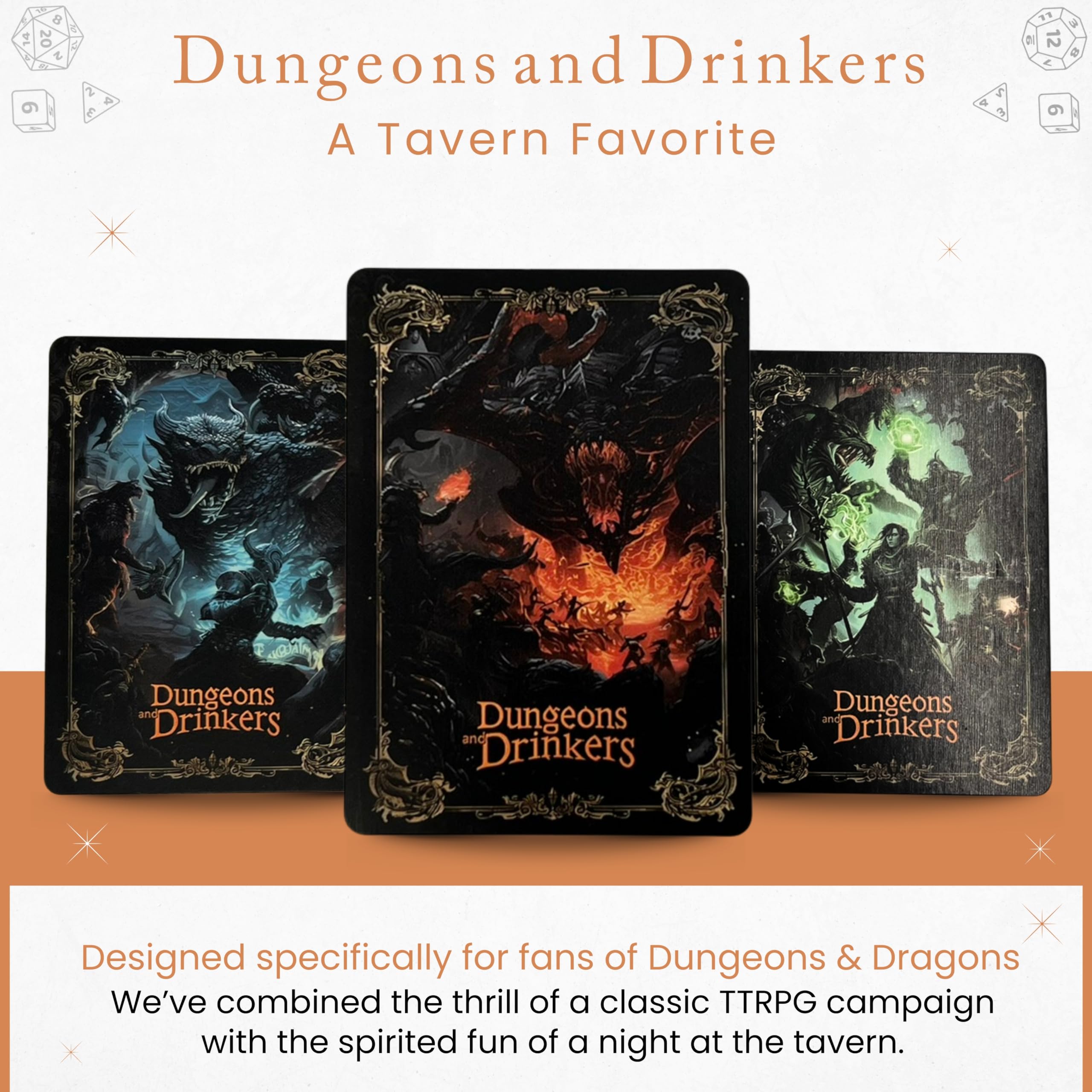 FREEZE FORMS Dungeons & Drinkers experiences cards spark social icebreakers.