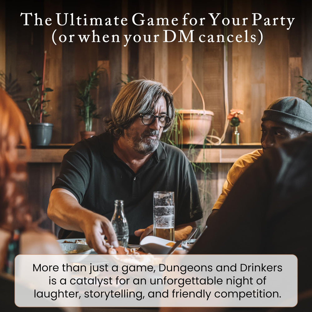 FREEZE FORMS Dungeons & Drinkers lore cards highlight trivia for true fans.