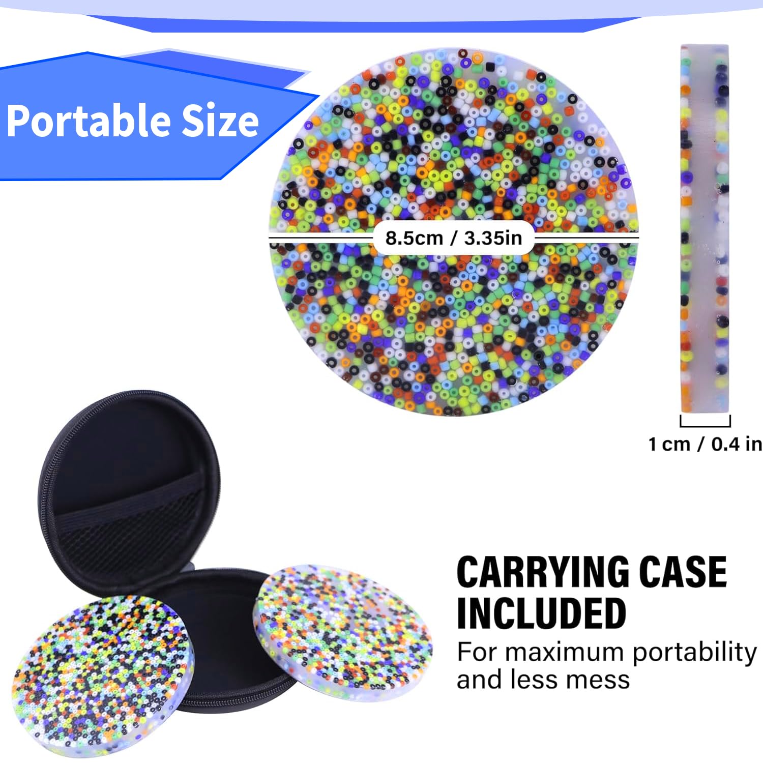 FREFTA Picky Pad travel-friendly size fits in a bag.