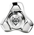 FREELOVE metal spinner close-up shows durable stainless steel finish for daily pocket use.