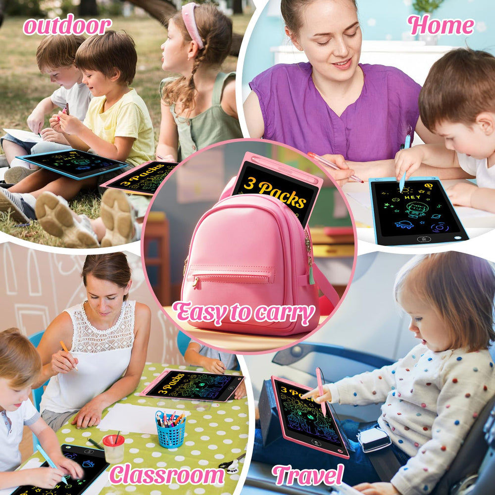 Frelswon 32-pack LCD tablets travel-friendly and low-mess