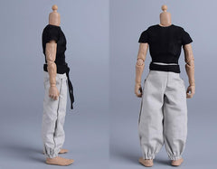 Fremego white pant for 1/12-scale figures, completes combat-ready outfits