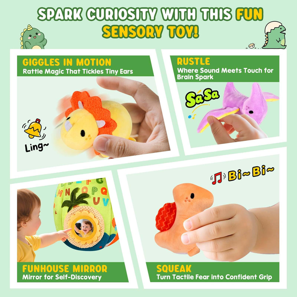 FREYBLI dinosaur egg toy arrives ready to play, compact and portable