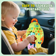 FREYBLI soft plush dinosaur encourages safe, cozy playtime for babies