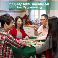 Frienda 34x34 inch table cover fits standard card tables.