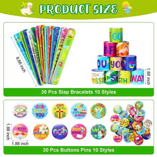 Frienda Bible verse buttons pins with motivational quotes for classroom rewards.