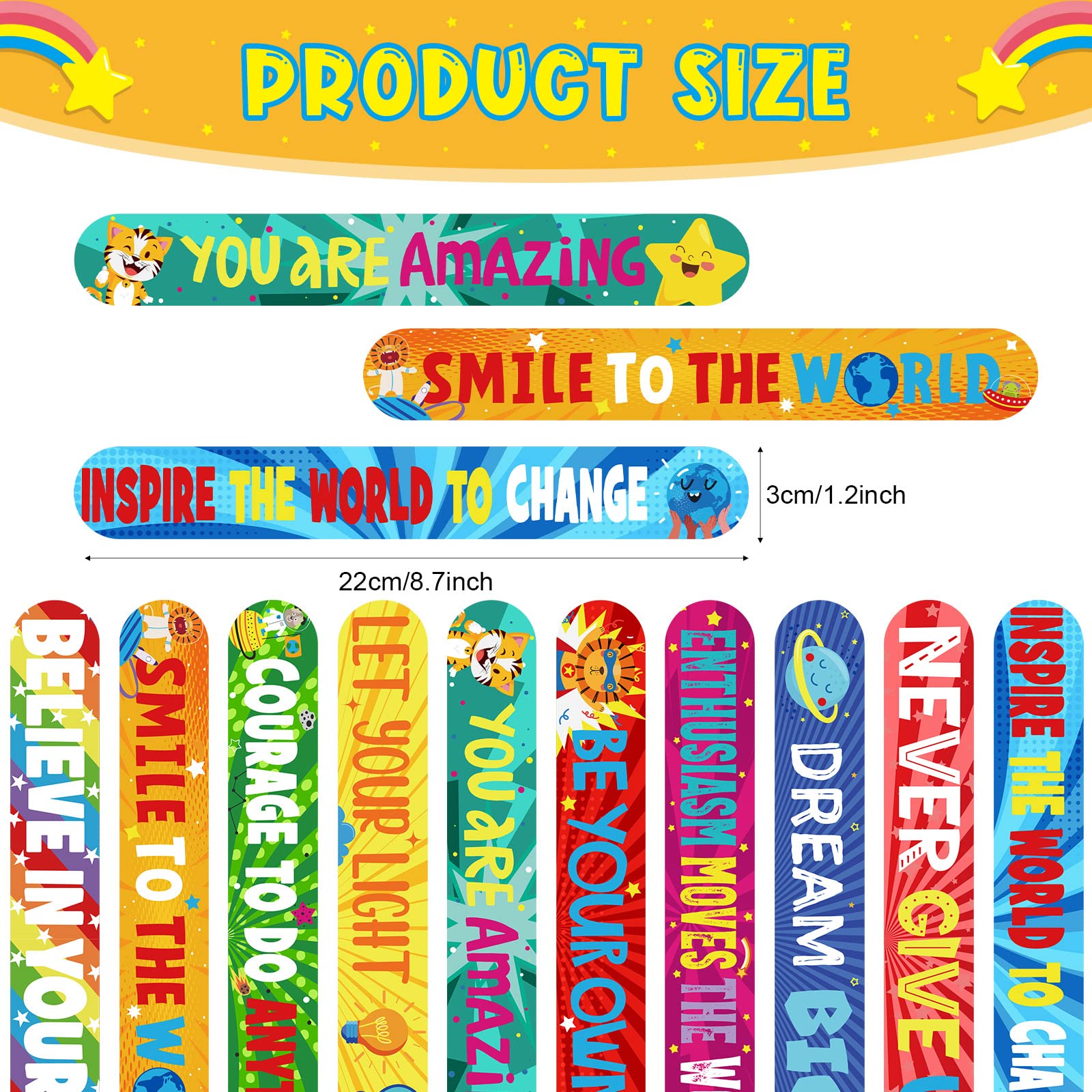 Frienda Christian button pins closeup highlight inspiring messages for students