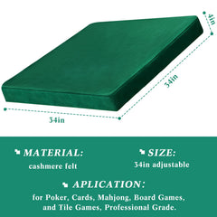 Frienda folding tablecloth laid flat for easy storage when not in use.