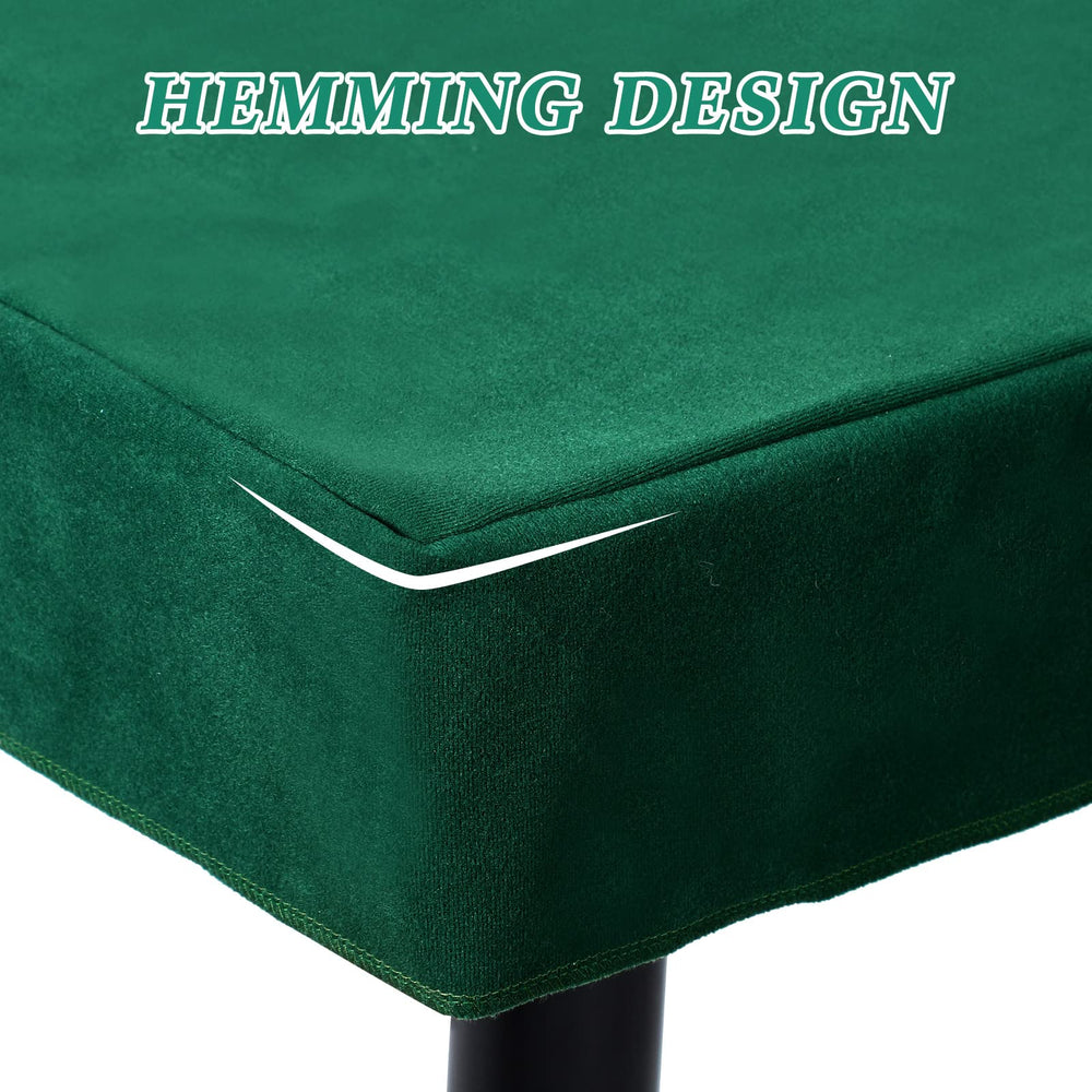Frienda green felt table cover supports poker and mahjong with an even surface.