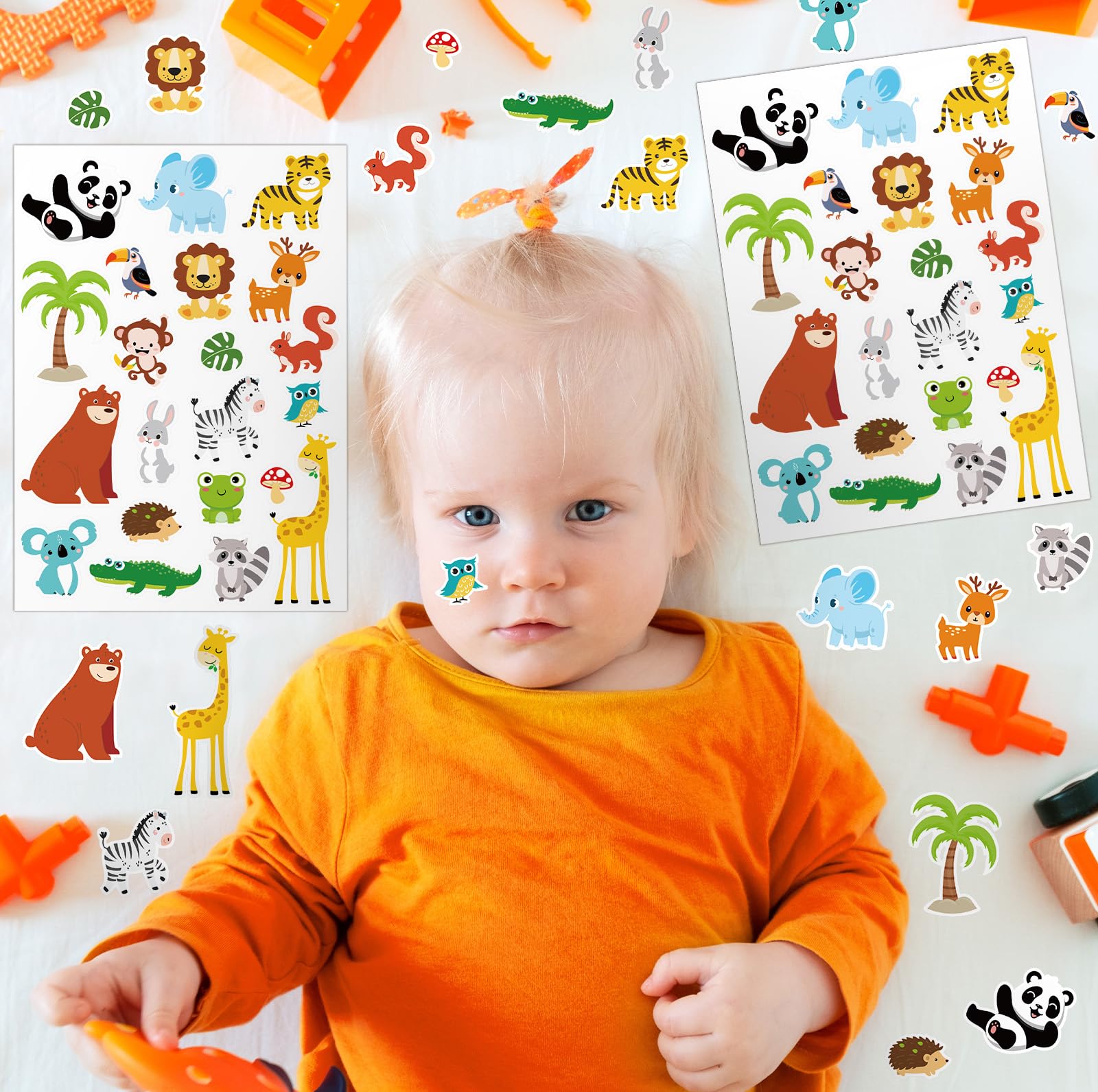 Frienda monkey design jungle sticker sparks creativity and storytelling.