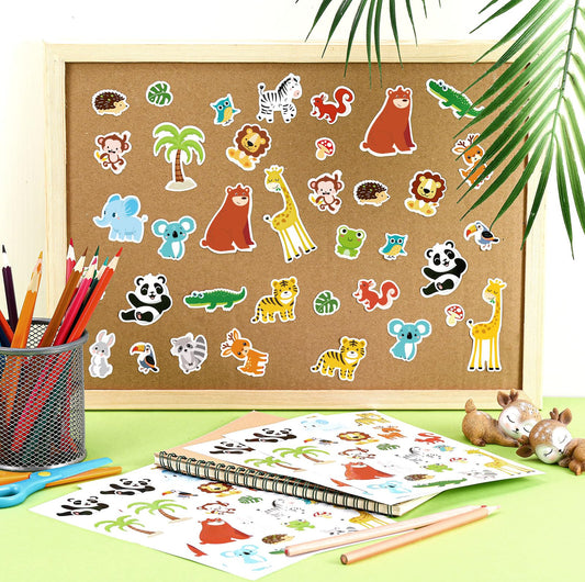 Frienda tiger design jungle sticker ideal for crafts and party decorations.