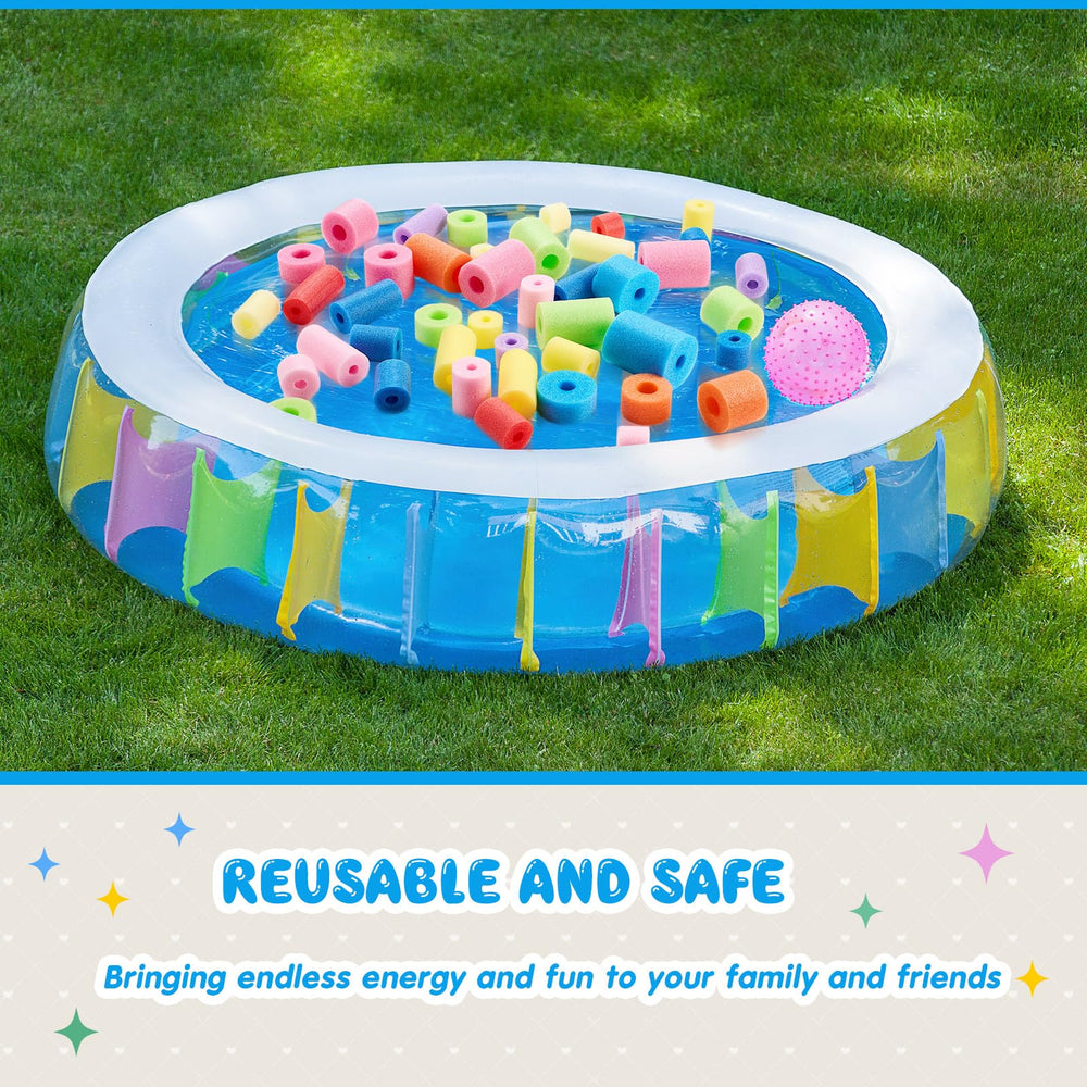 Frienda pool noodle bits ideal for various DIY creations and art