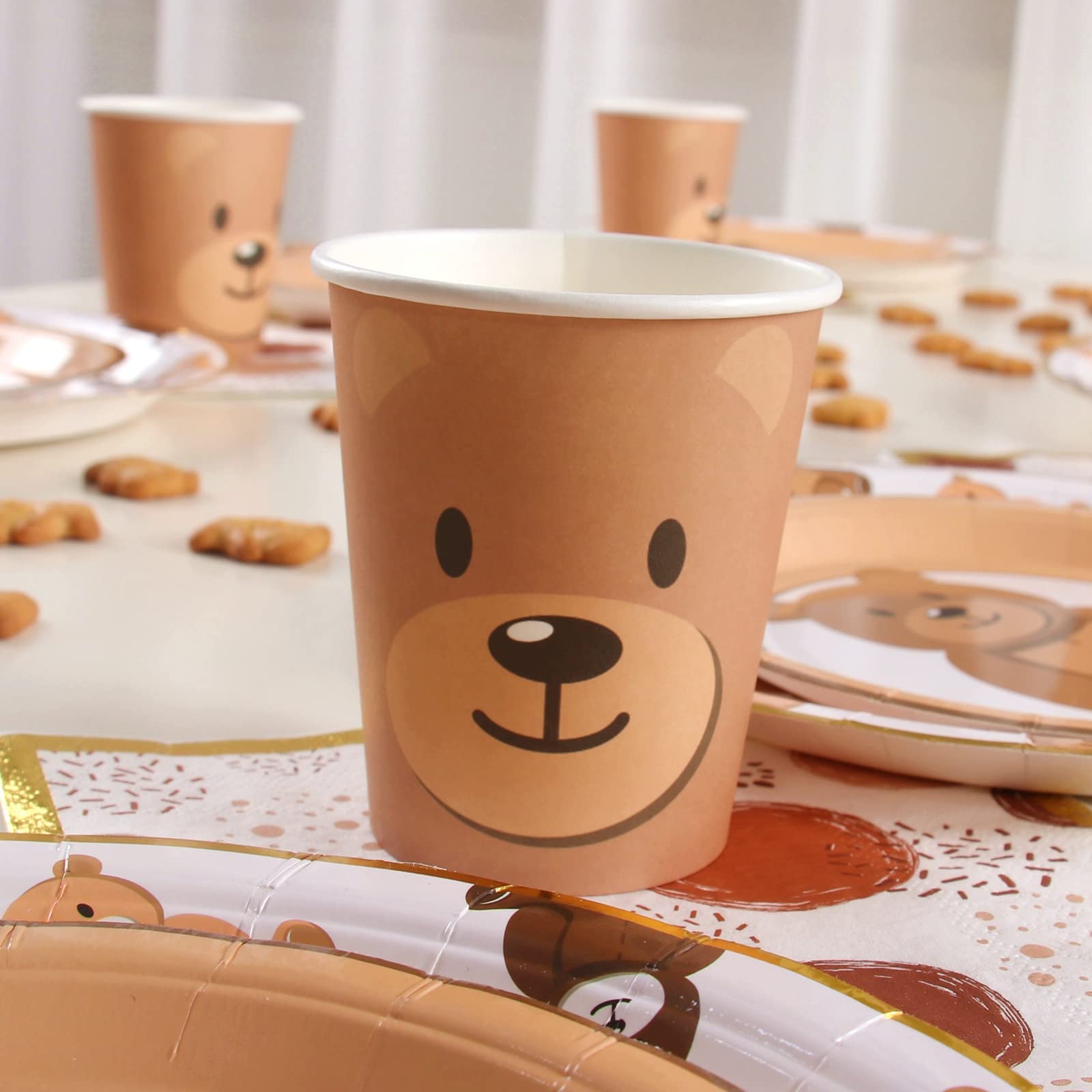 Frigg 24-piece bear theme set for celebrations