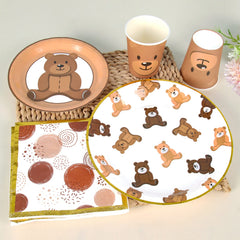 Frigg bear-themed table décor ideas for baby showers