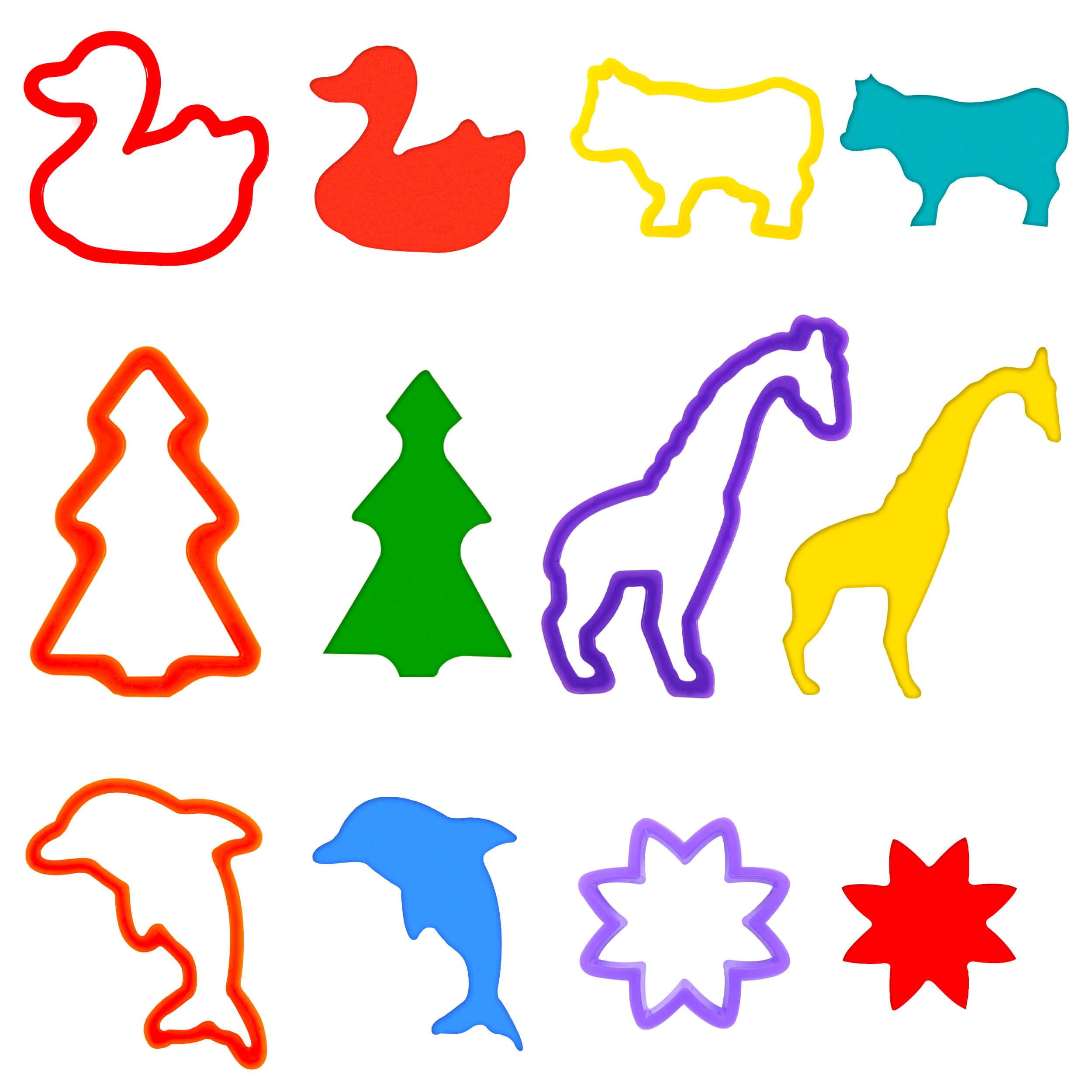 FRIMOONY dough tools set colorful pieces inspire imaginative, sensory dough activities.