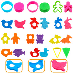 FRIMOONY dough tools set dough press aids little hands in pressing and molding.