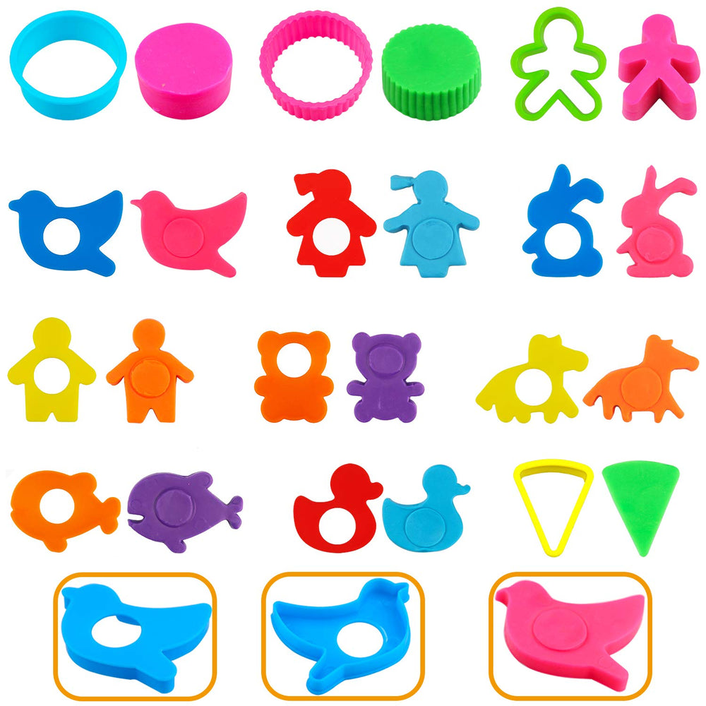 FRIMOONY stamps add patterns and textures to dough crafts