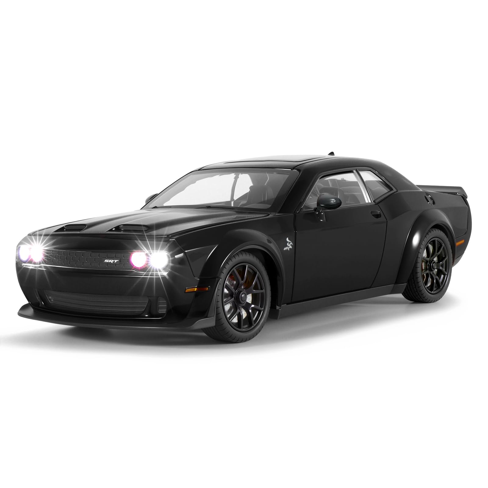 FRJV Hellcat SRT diecast front view with durable zinc alloy body