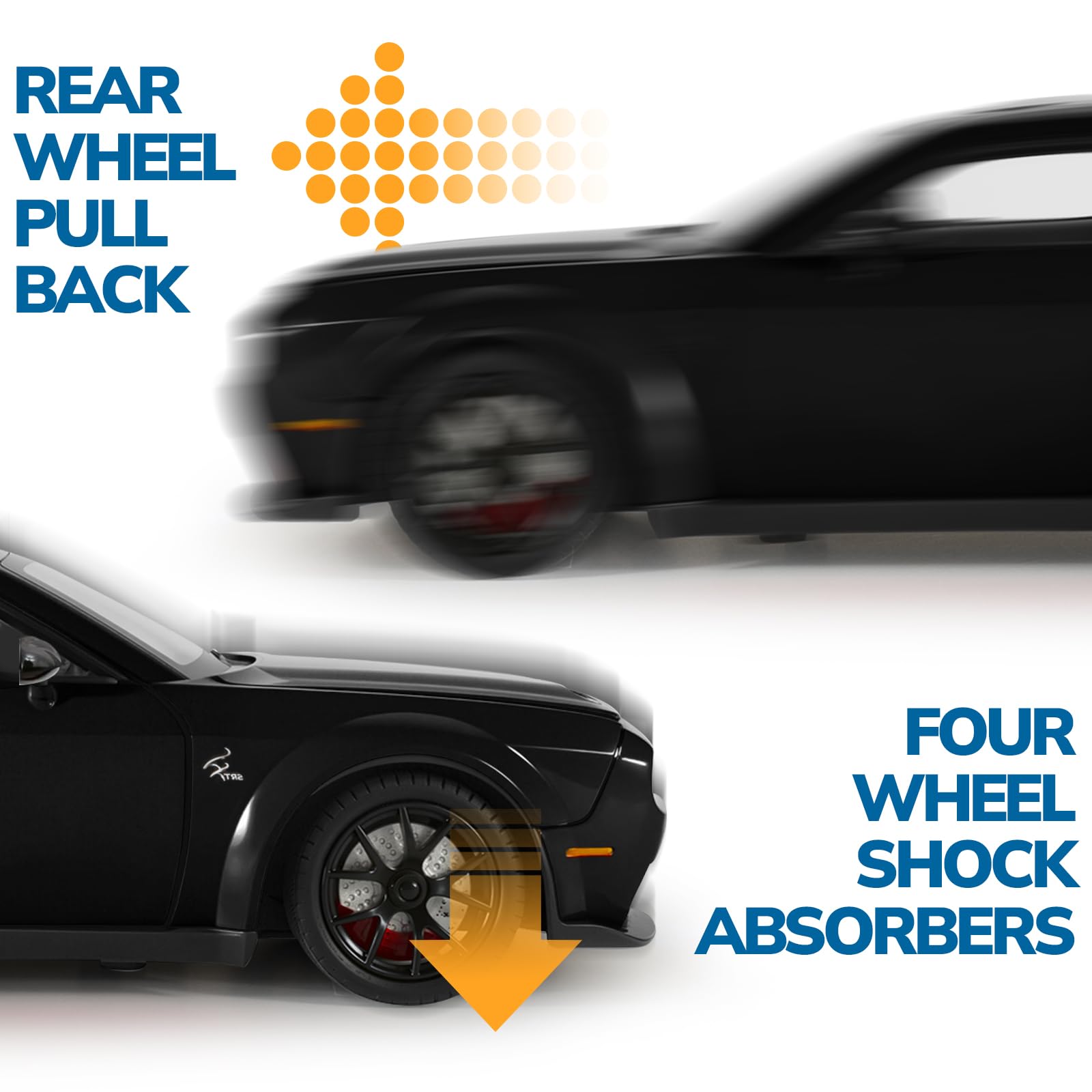 FRJV Hellcat SRT lights and sounds enhance realism during driving play