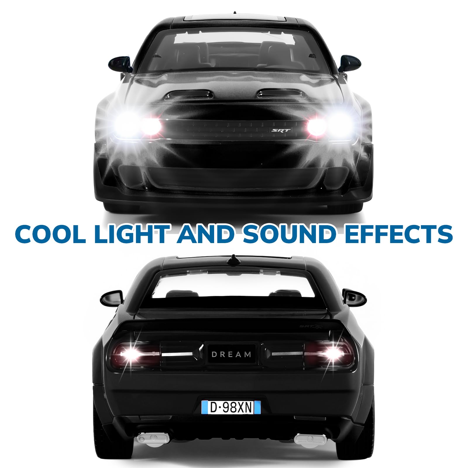 FRJV Hellcat SRT open doors for interactive play and display