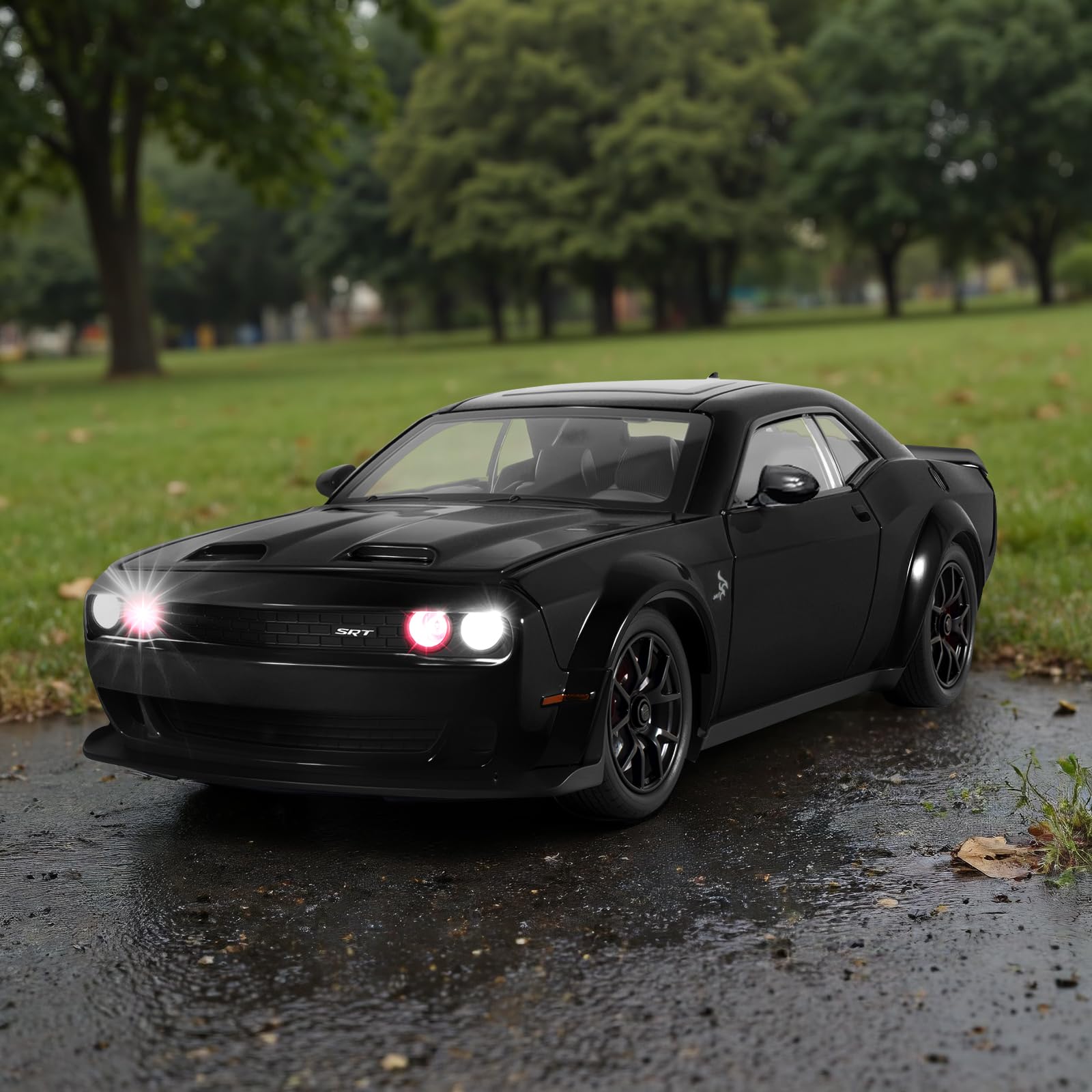 FRJV Hellcat SRT pull-back action for dynamic kid-friendly play