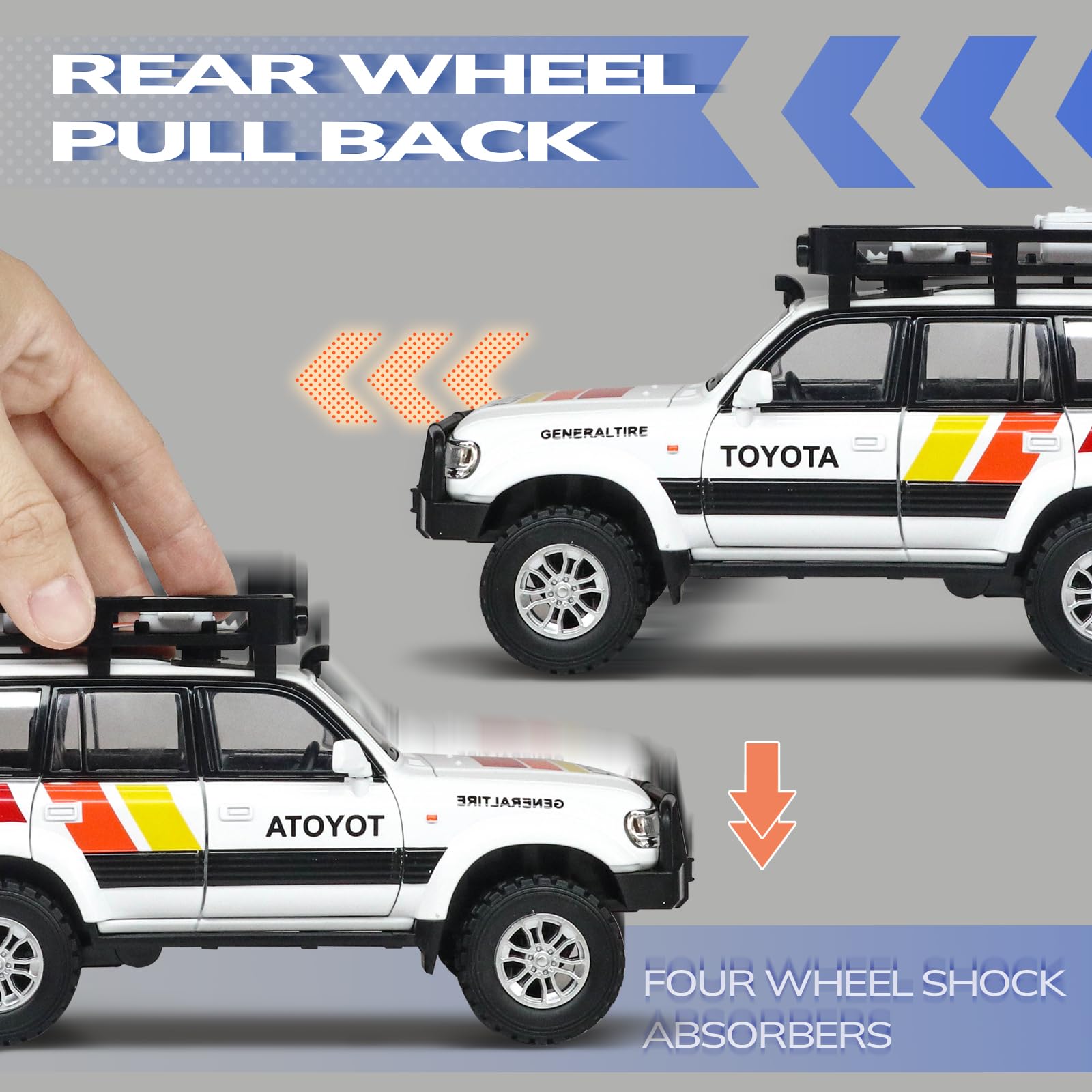 FRJV toy car lights and sounds enhance nighttime imagination