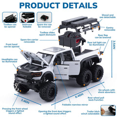 FRJV Mammoth 1/24 diecast pickup side view highlights authentic design for car-loving kids.