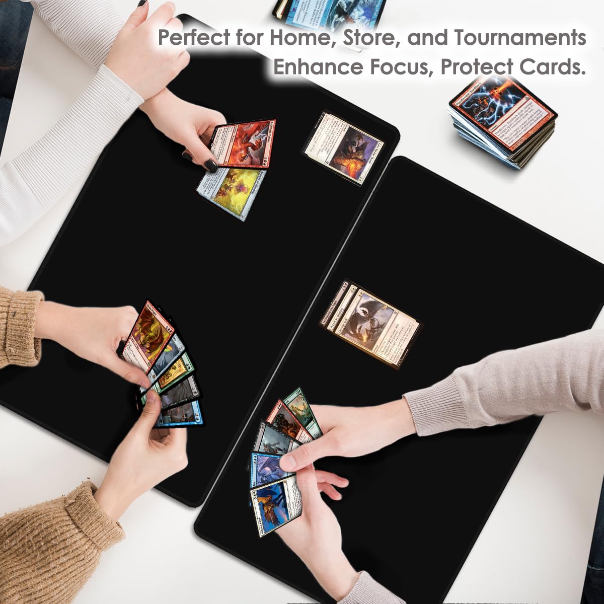 FROGIGO Classic Black Playmat protective tube keeps dust, creases, and spills at bay.