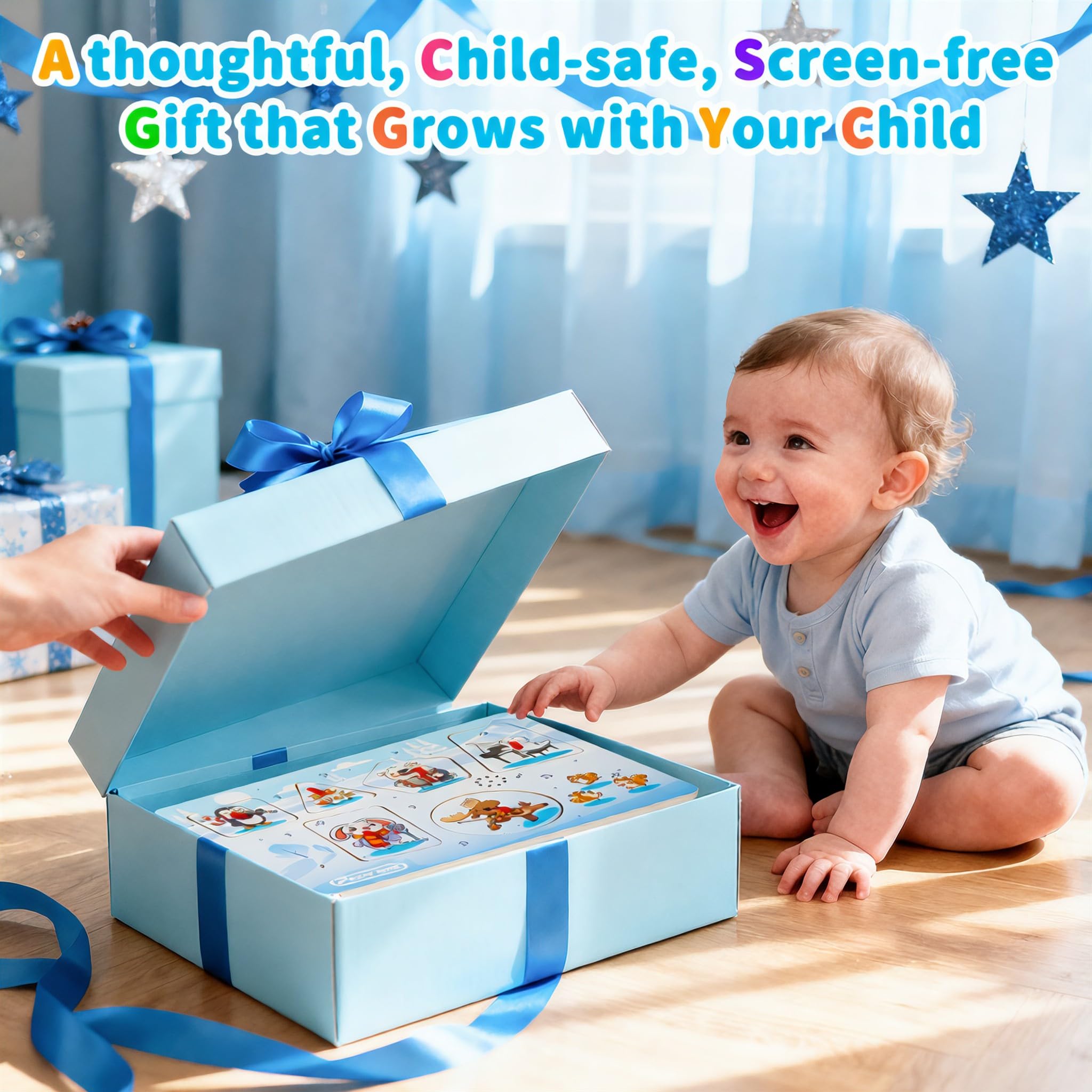 FROM ONE gift-ready puzzle ideal for birthdays or baby showers.