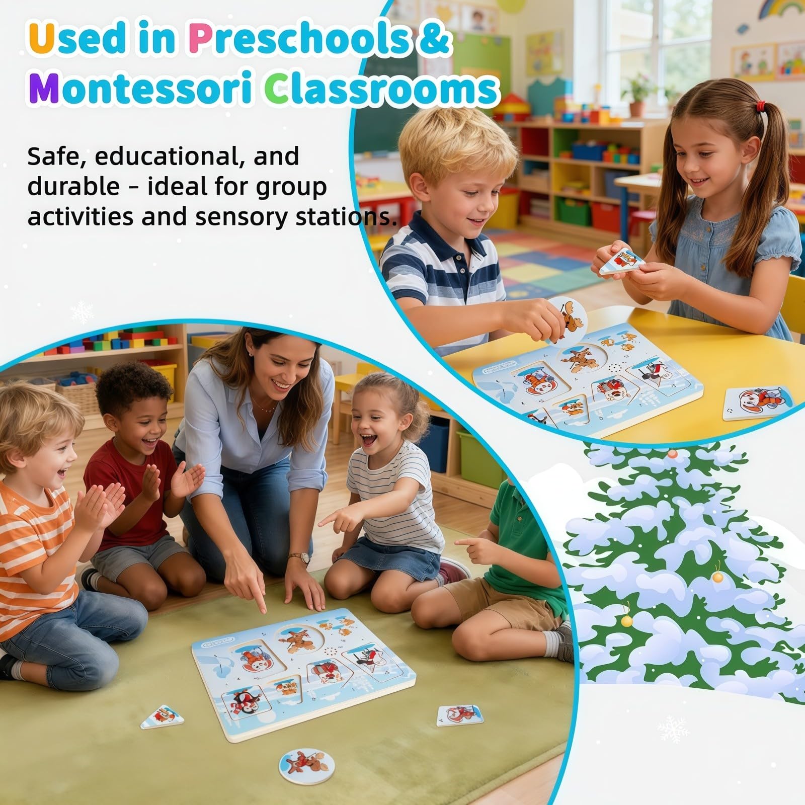 FROM ONE Montessori learning tool blends play and listening skills.