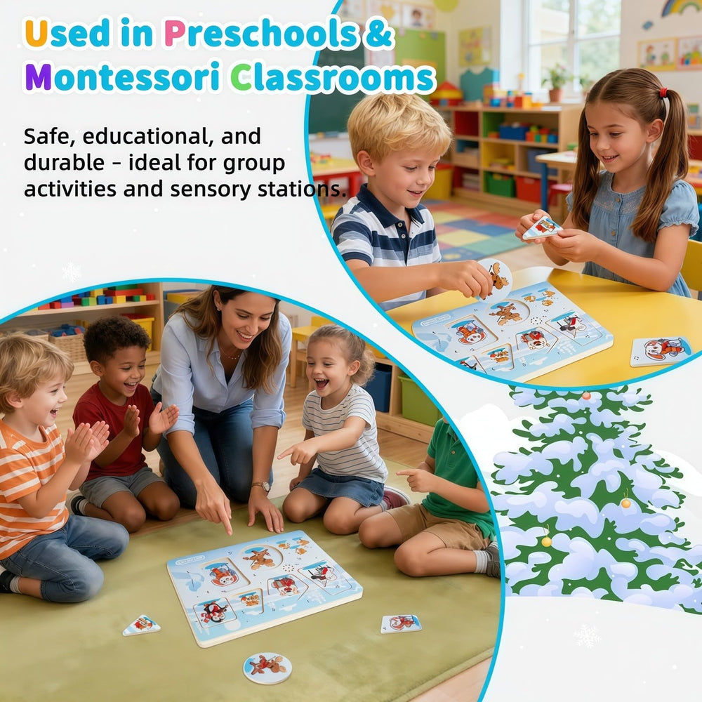 FROM ONE Montessori learning tool blends play and listening skills.
