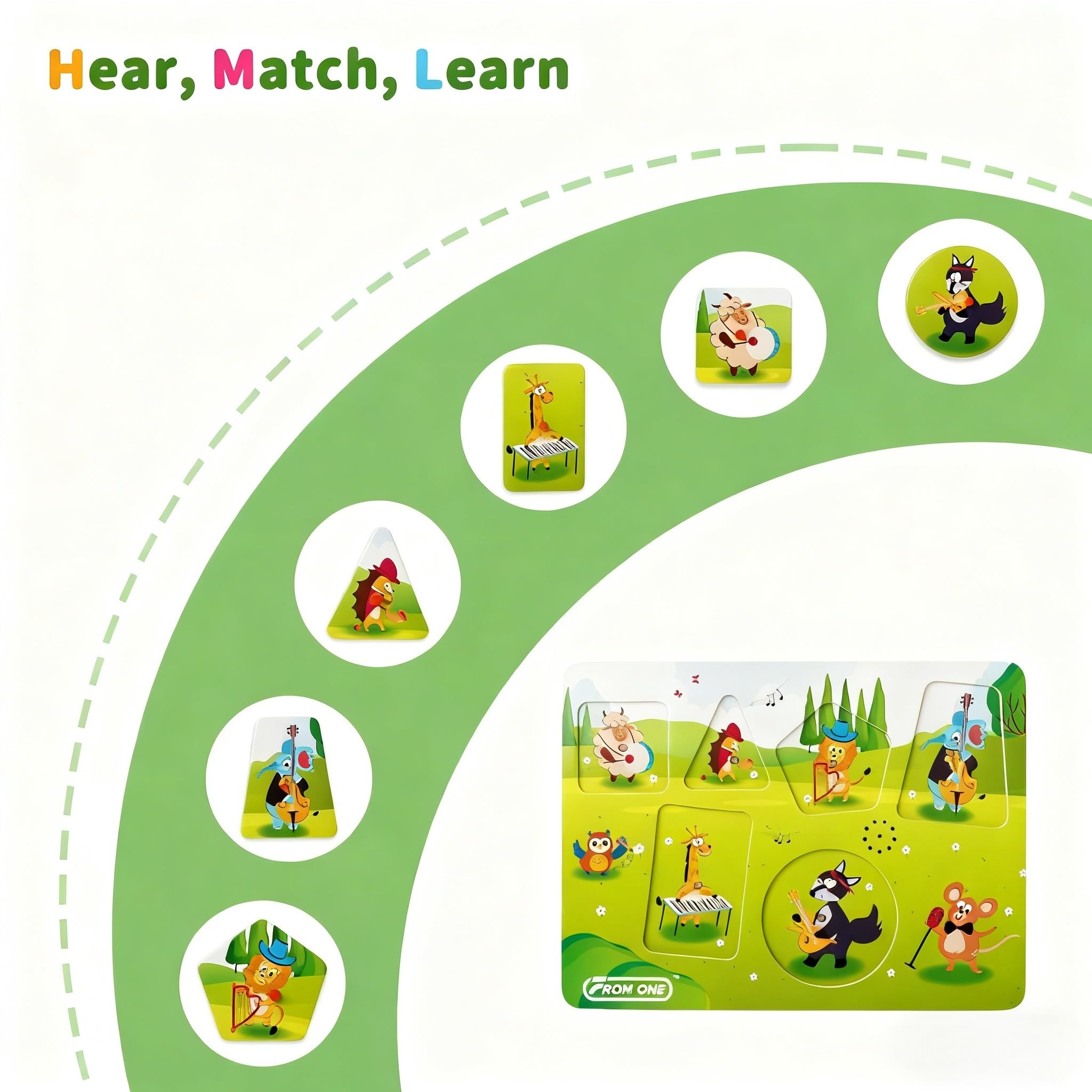 FROM ONE Montessori-friendly learning toy—engaging early cognitive development.