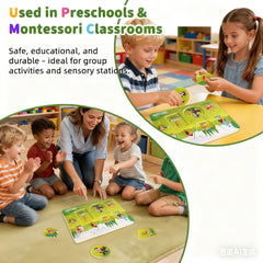FROM ONE Montessori-style puzzle—hands-on play that supports independent exploration.