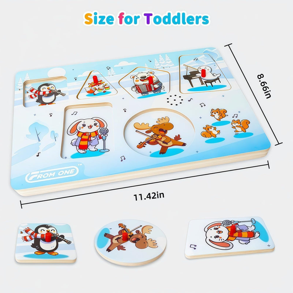 FROM ONE sound puzzle Mozart music delivers calm, screen-free play.