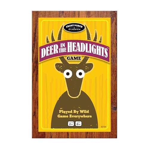 Front Porch Classics Deer in the Headlights cards and dice ready for rounds