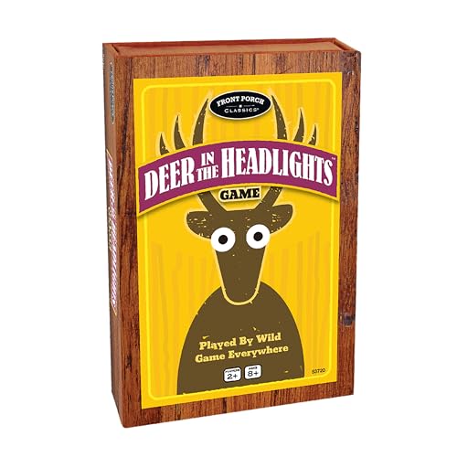 Front Porch Classics Deer in the Headlights wooden dice set for quick action