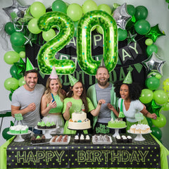 Froova lime balloon suitable for game-themed celebrations and events.
