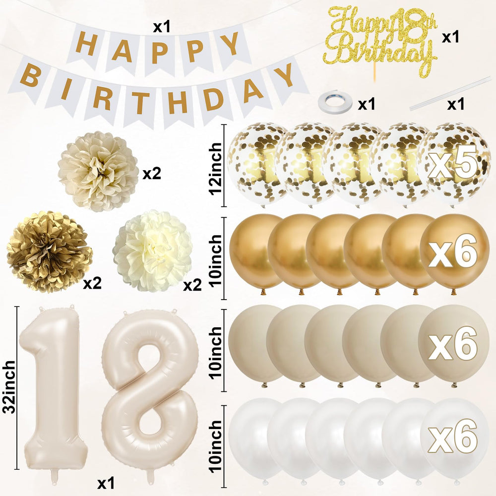 Froova foil number 18 balloon closeup highlights a bold celebratory focal point.