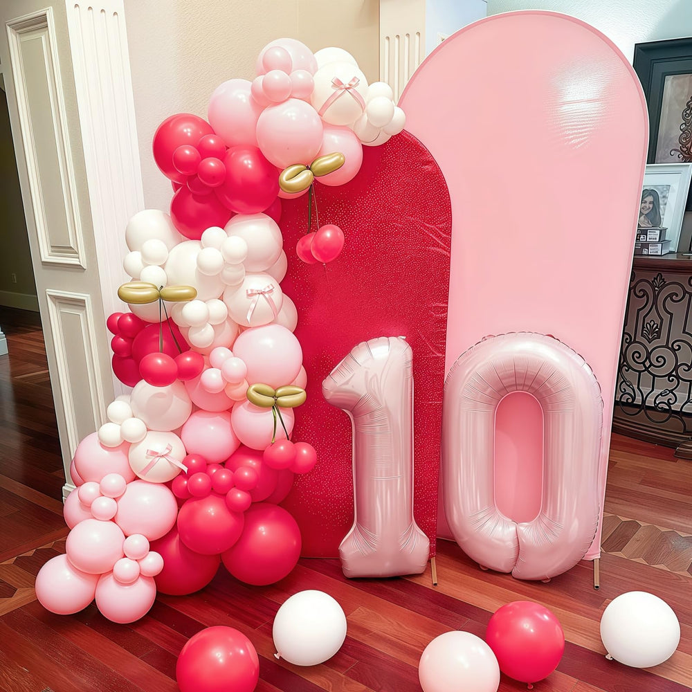 Froova versatile pink number balloon for birthdays, baby showers, and weddings