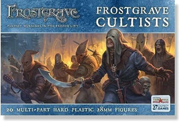 Frostgrave Cultists multipart figures enable unique, interchangeable parts for varied undead crews.
