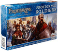 Frostgrave Soldiers group shot showing 20 unique 28mm miniatures for diverse warbands.