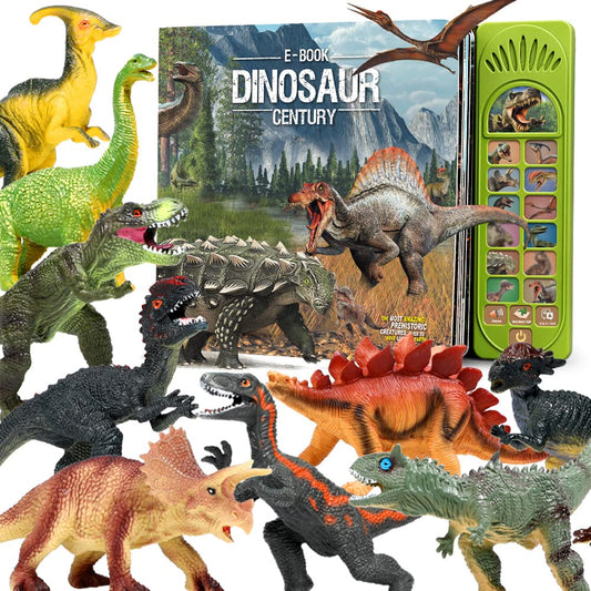 FRUSE Dinosaur Book roars to spark interactive play.